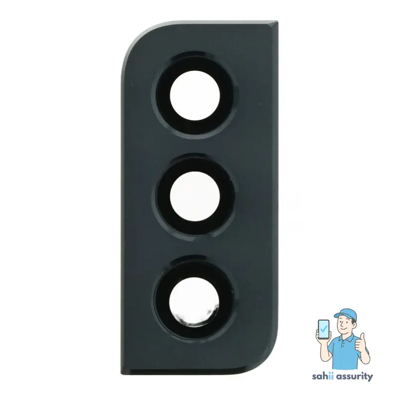 Camera Lens Glass with Frame for Samsung Galaxy S21 5G Black thumbnail